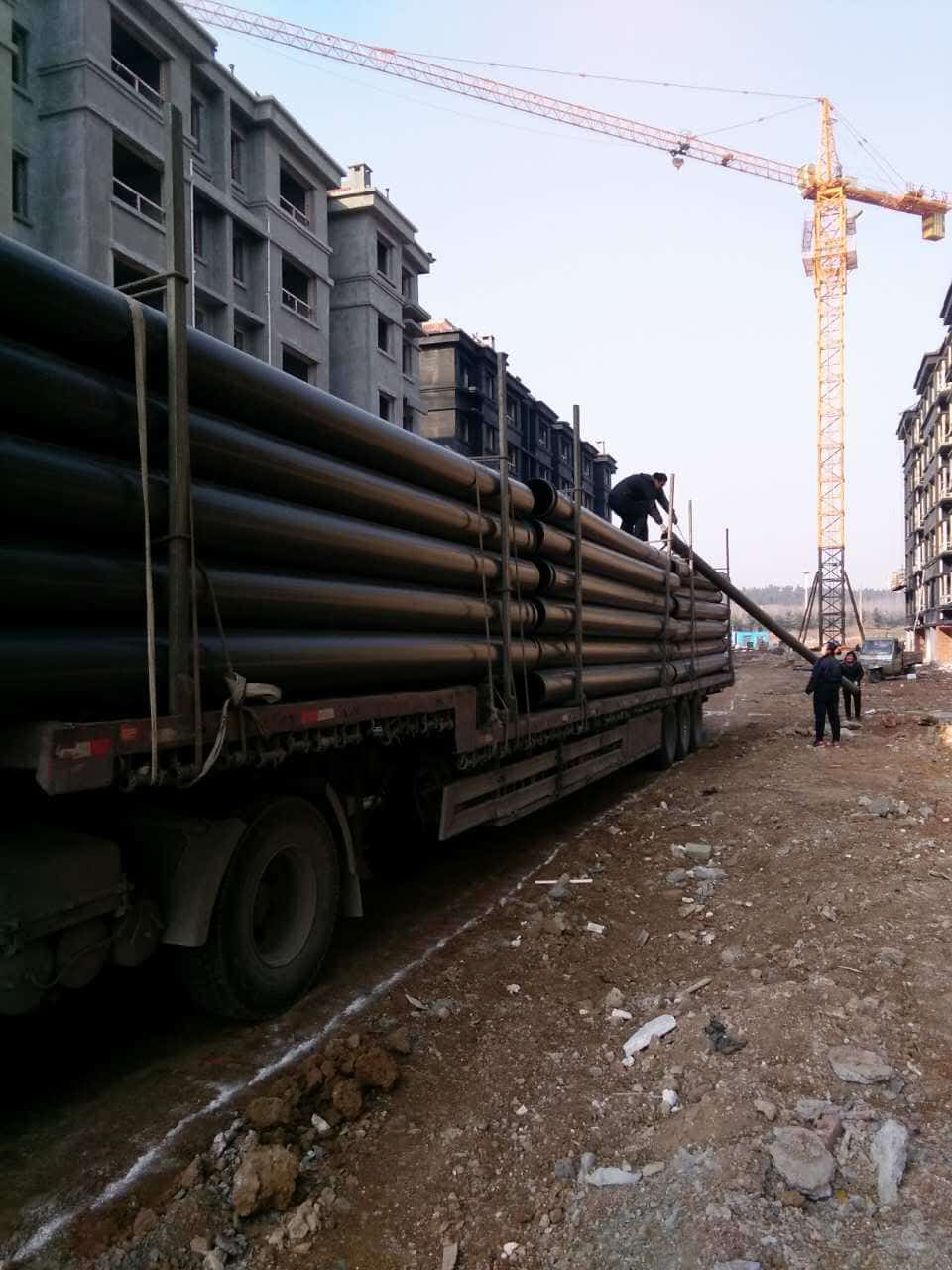 泰安肥城东部名城中空管施工