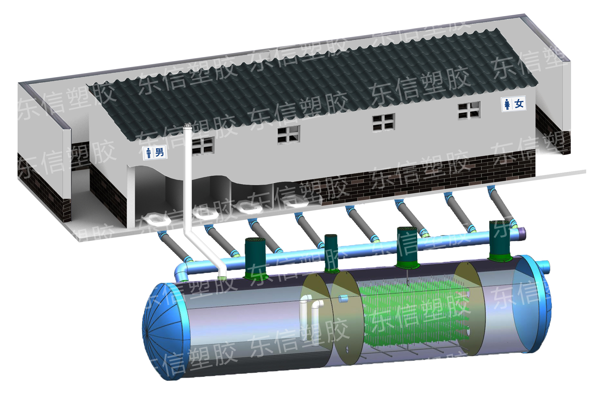 一体式公厕净化处理设备