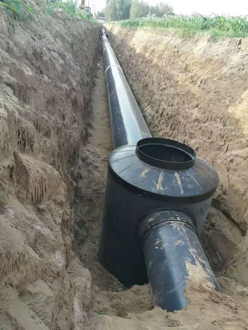 塑料检查井阳谷施工案例