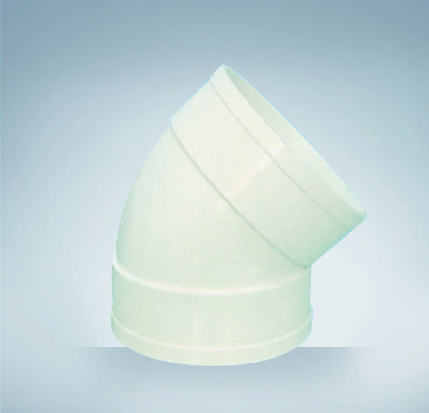 PVC管件45°弯头